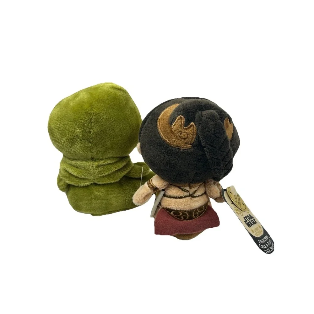 Hallmark itty bittys Princess Leia Jabba Plush Star Wars Comic Con 2016 Set
